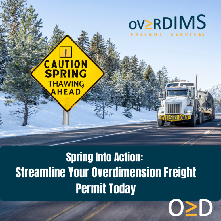 Spring into action: streamline your overdimension freight today using overdims.com