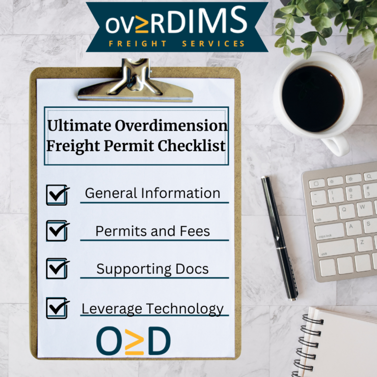 overdims.com ultimate overdimension freight permit checklist